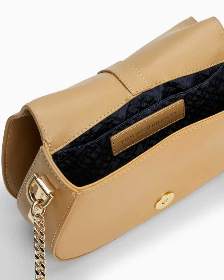 Tommy Hilfiger Heritage Kadın Çapraz Zincir Askılı Çanta Classic Khaki