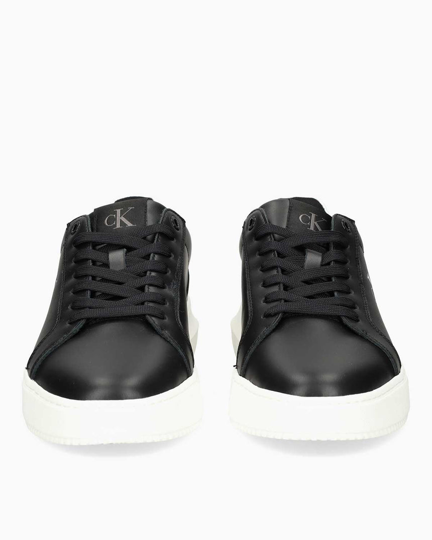 Calvin Klein Malmo Kısa Kalın Taban Mono Logo Erkek Sneaker Black/Bright White