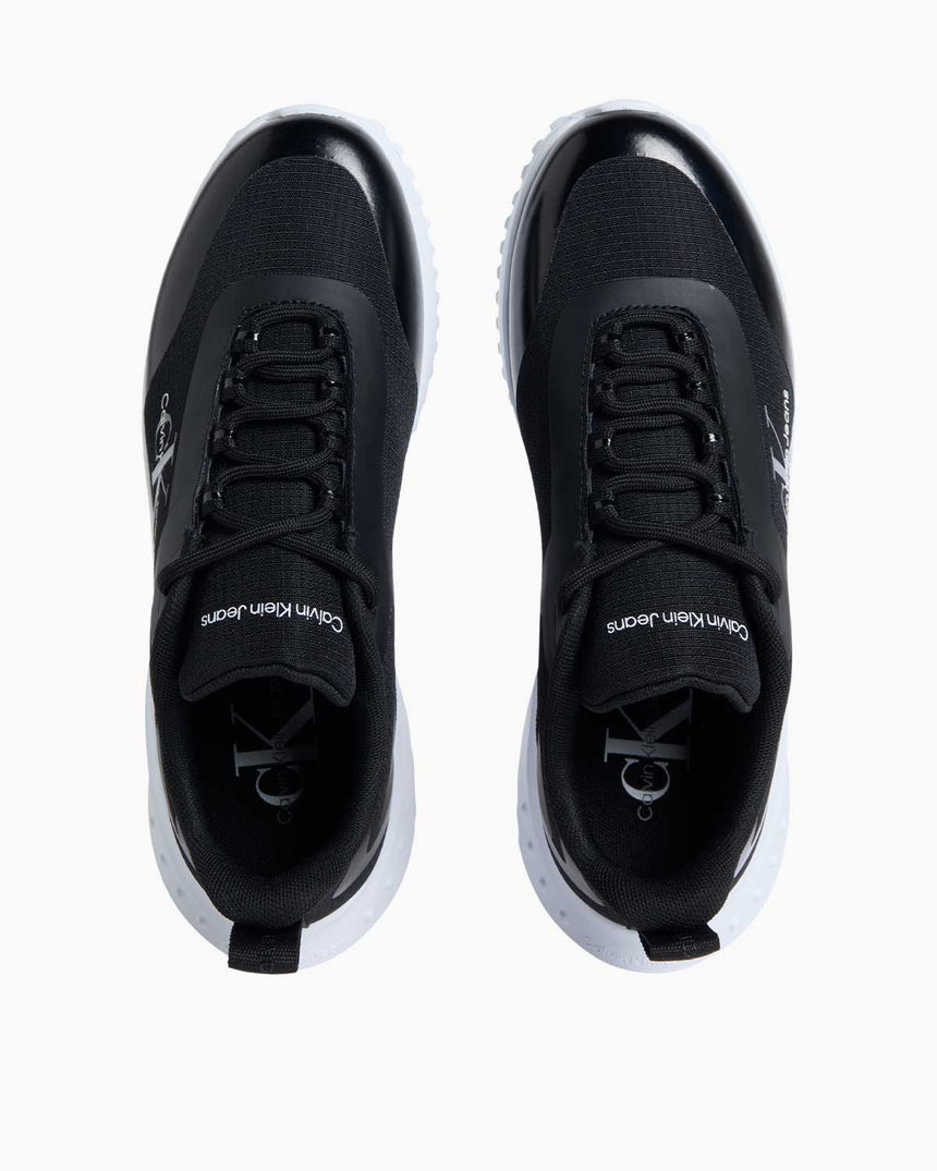 Calvin Klein Eva Runner Low Lace Mix Sneakers CK Black