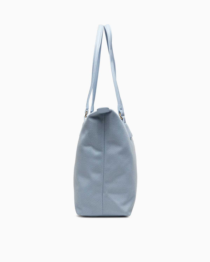 Tommy Hilfiger Poppy Canvas Tote Omuz Çantası Blue