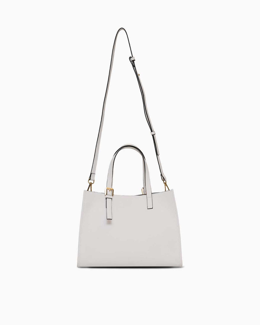 Us Polo Assn Logo Detaylı Aksesuarlı El Çantası Beyaz