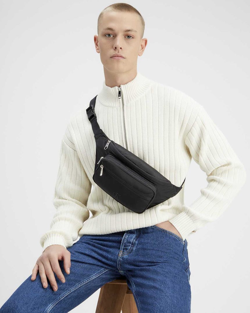 Calvin Klein Over Webbing Waistbag Bel Çantası Black