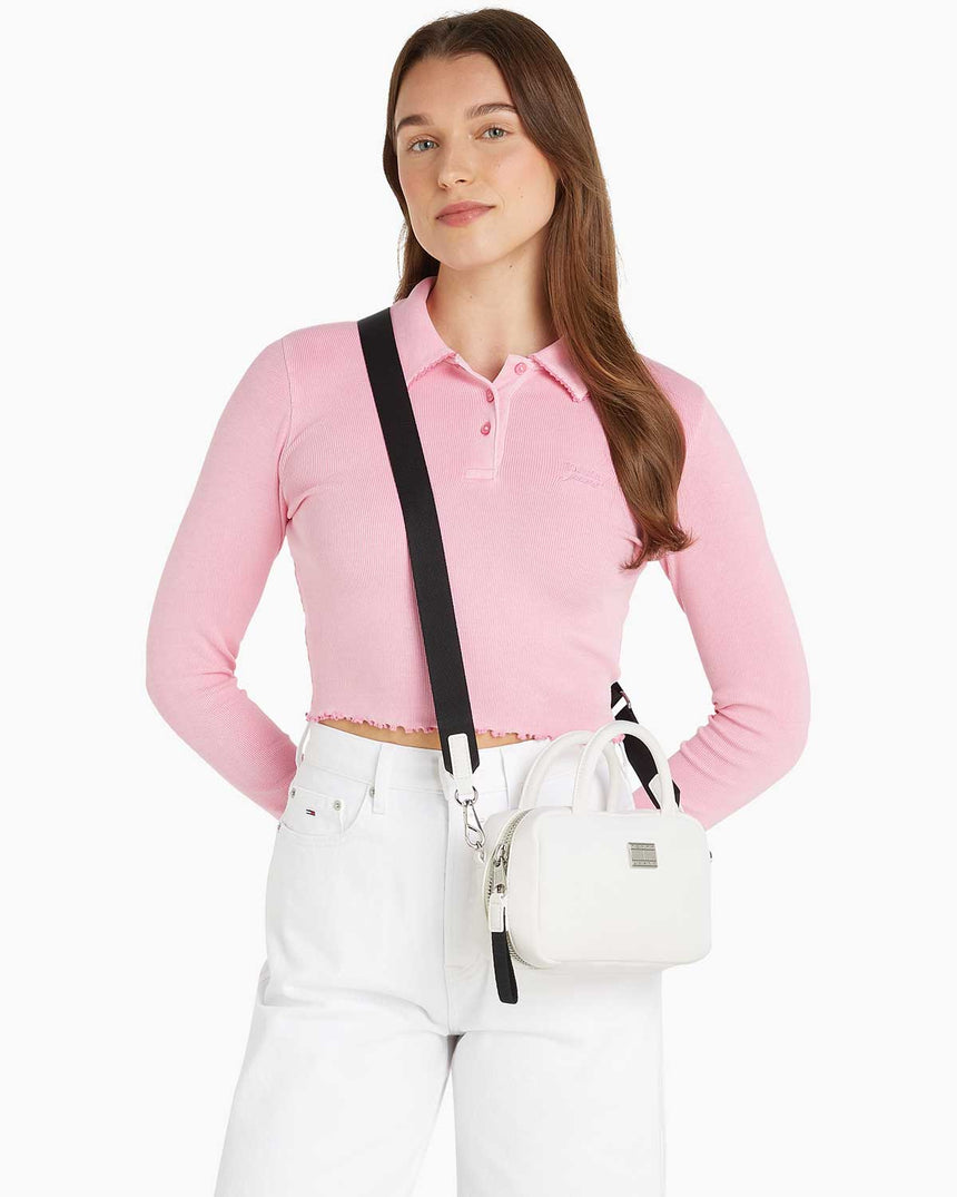 Tommy Hilfiger American Cool Trunk Çapraz Askılı Çanta Ancient White