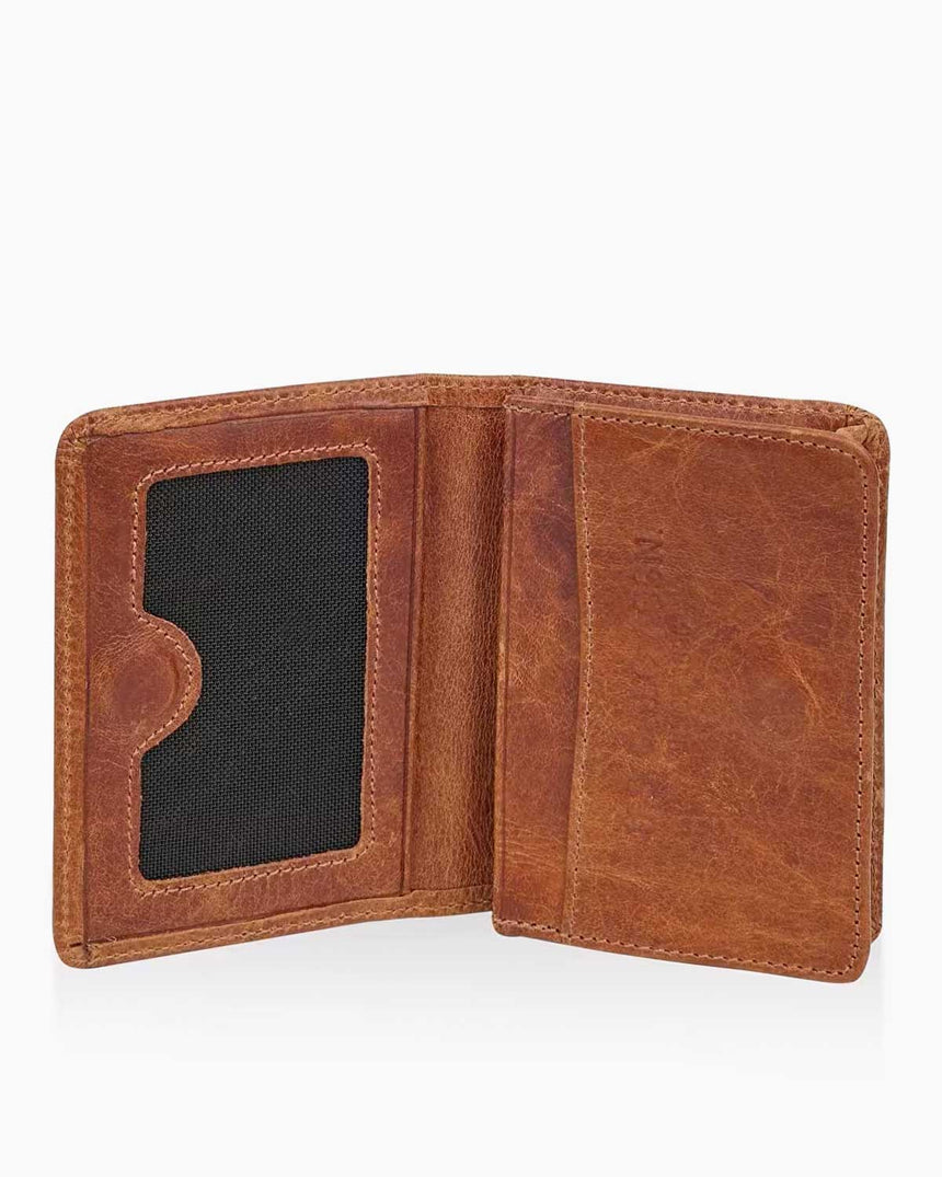 Us Polo Assn Dikey Süet Erkek Cüzdanı Taba