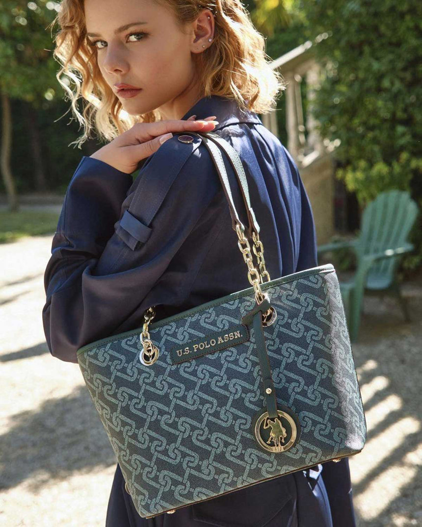 Us Polo Assn Omuz Çantası Petrol