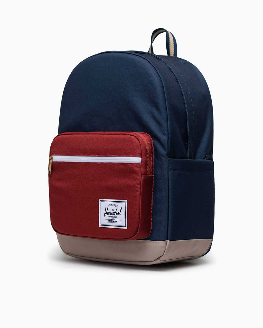 Herschel Pop Quiz Backpack Sırt Çantası Black Iris/Red Ochre/Twill