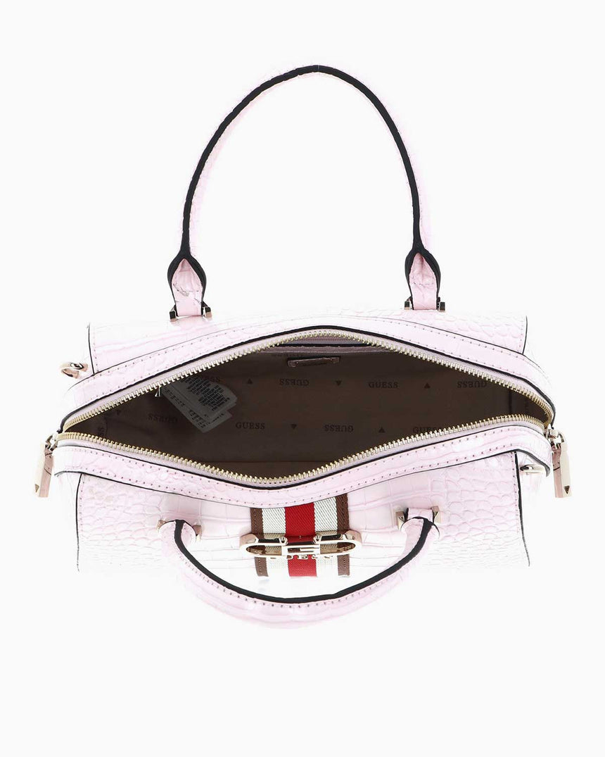 Guess Nelka Satchel El Çantası Pale Pink