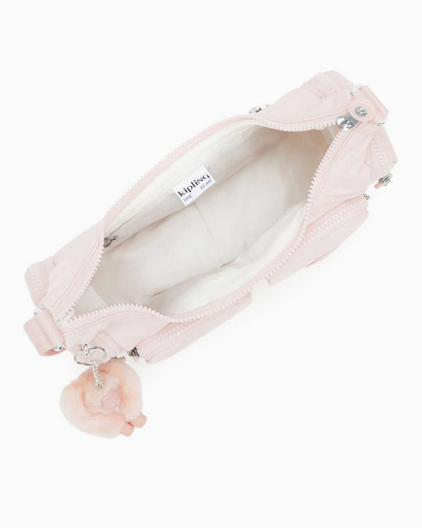 Kipling Rikka S Basic Plus Çapraz Askılı Çanta Pink Shine