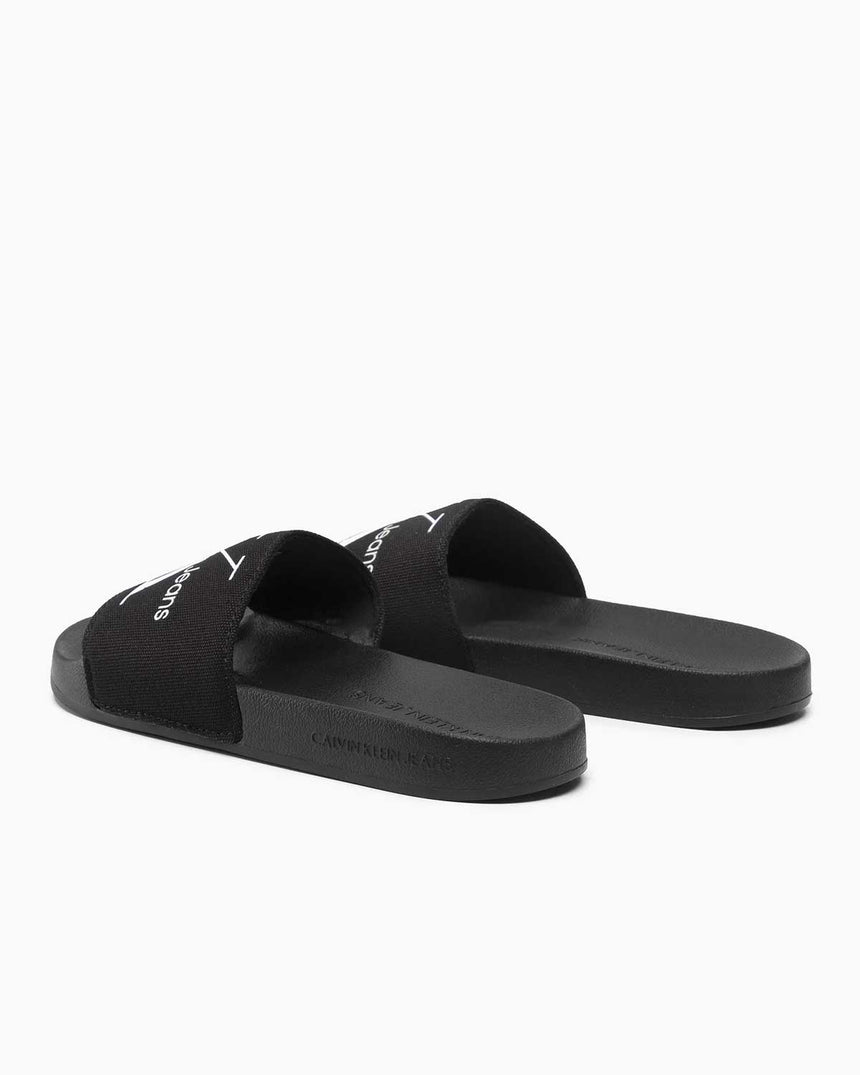 Calvin Klein Slide Monogram Flip Flops Logolu Terlik Black