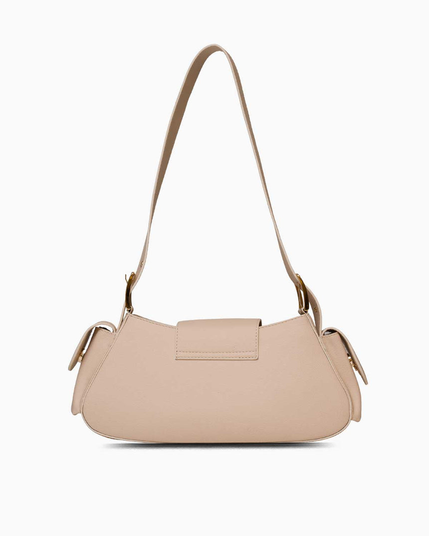 Us Polo Assn Mıknatıs Kapaklı El Çantası Bej