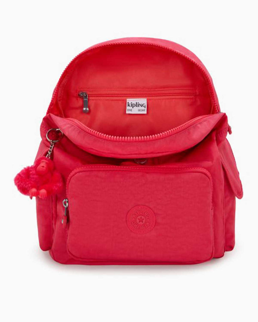 Kipling City Pack S Kapaklı Sırt Çantası Resort Pink