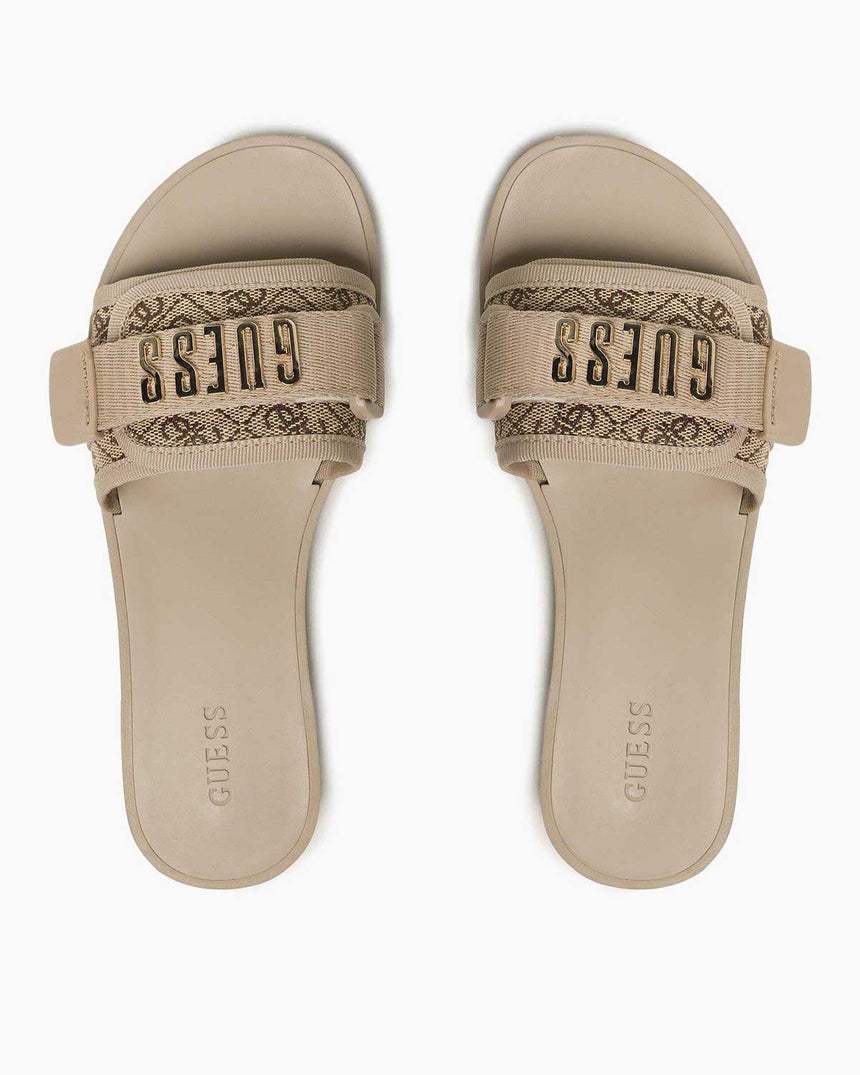 Guess Footwear Dress Casual Kadın Terlik Beige / Brown