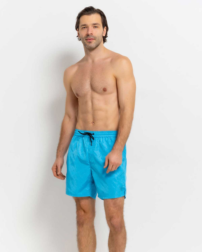 Guess Swimtrunk Bottoms Deniz Şortu Light Blue