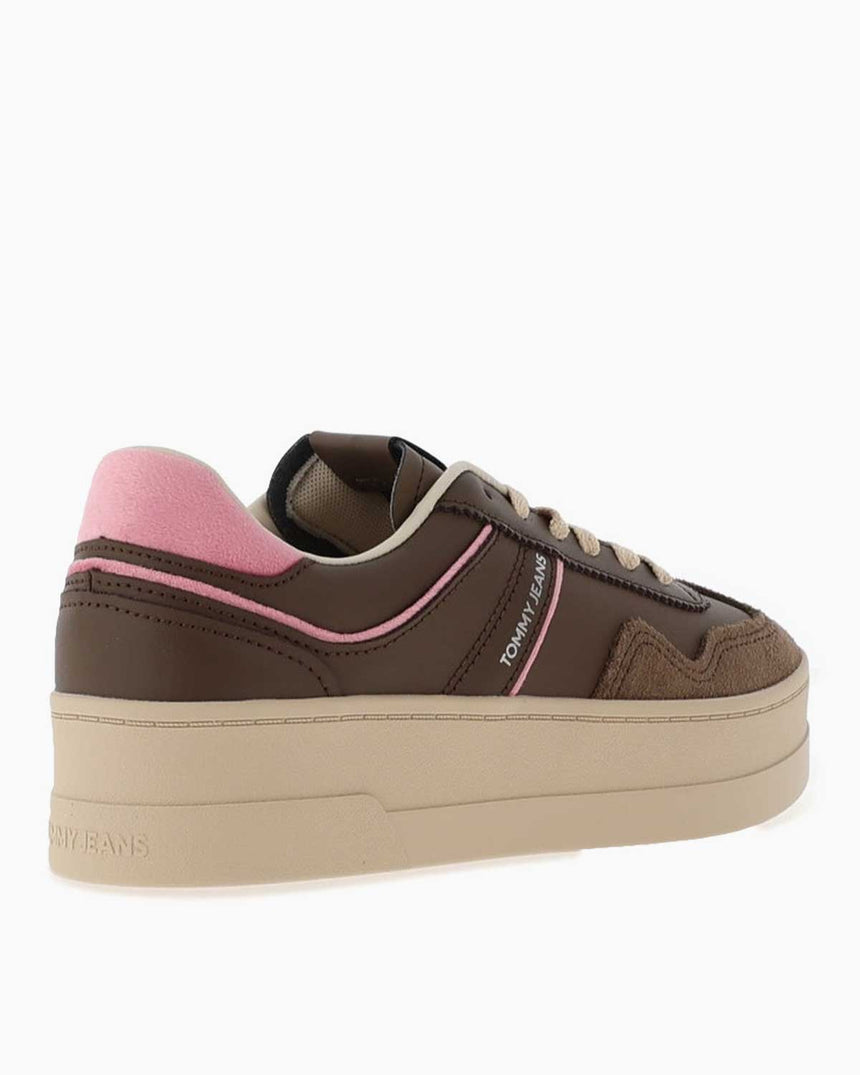 Tommy Hilfiger The Greenwich Flatform Tabanlı Kadın Sneaker Velvet Brown