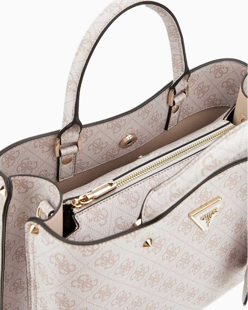 Guess Meridian Girlfriend El Çantası Latte Logo