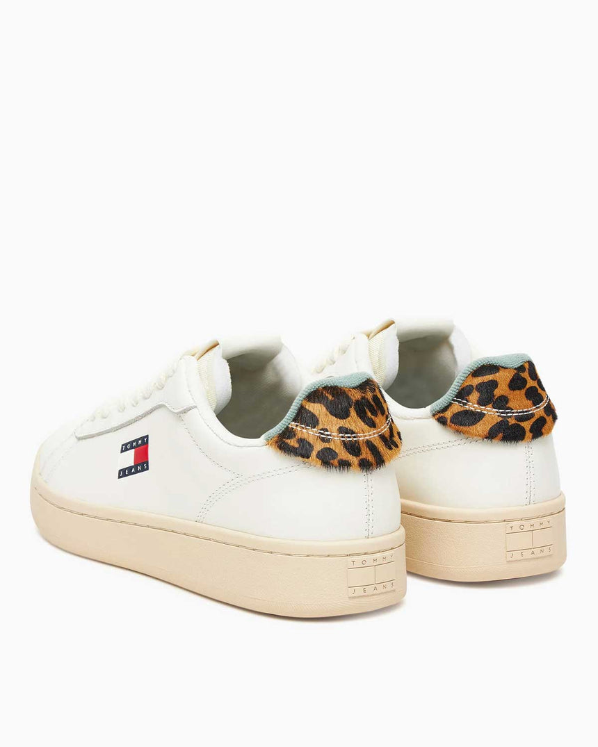 Tommy Hilfiger Arşiv 98 Leopar Kadın Sneaker Ivory/Leopard