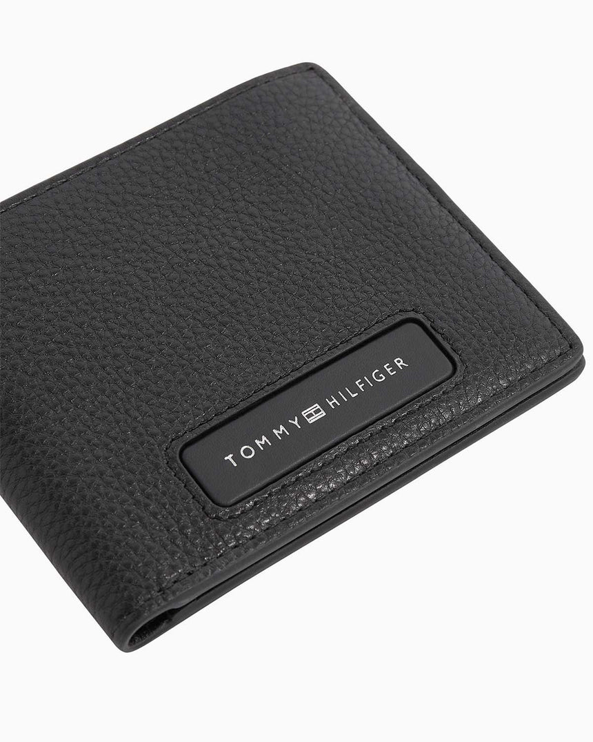 Tommy Hilfiger Monogram Mini Katlanabilir Cüzdan Black