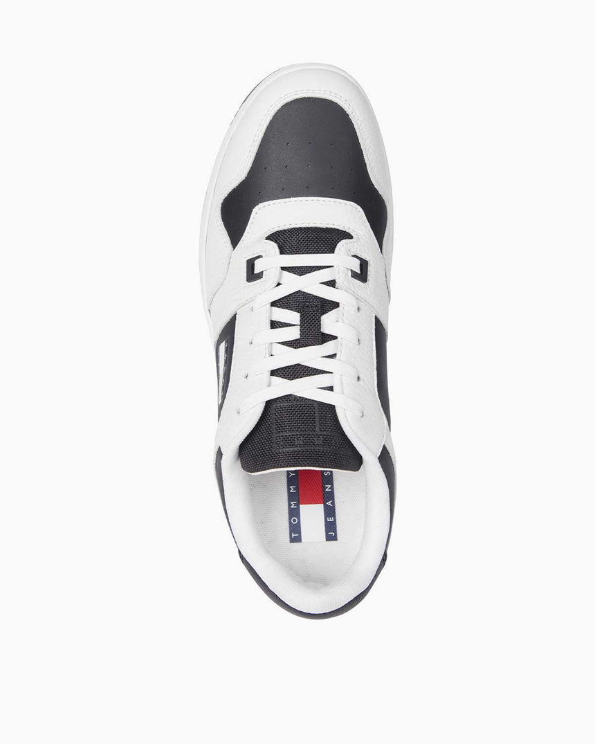 Tommy Hilfiger Retro Basket Cupsole Sneaker Ecru