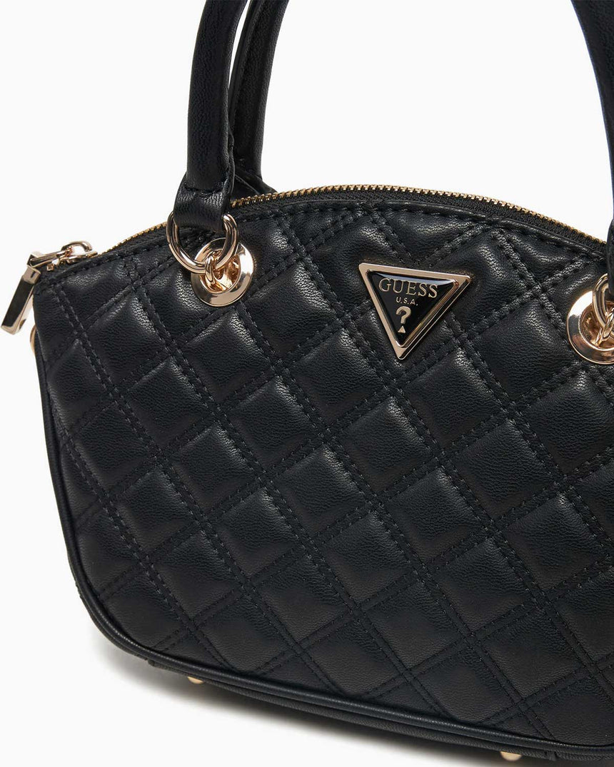 Guess Giully Mini Satchel El Çantası Black