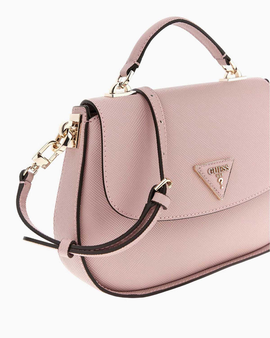 Guess Eco Jazlynn Handle Flap Kapaklı El Çantası Rose