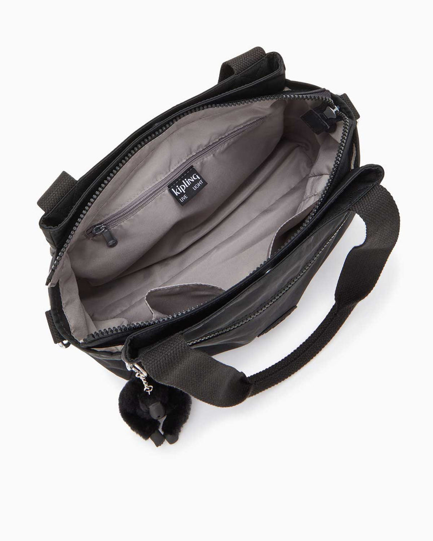 Kipling Elysia Basic Omuz Çantası Black Noir
