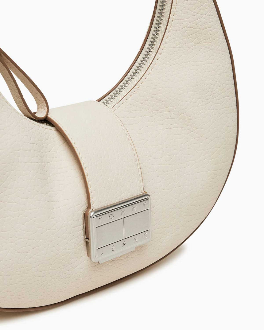 Tommy Hilfiger Sıkıştırılmış Omuz Çantası Newsprint