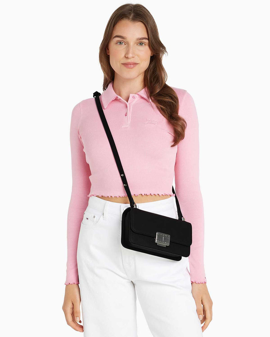 Tommy Hilfiger Fashionista Çapraz Askılı Çanta Black