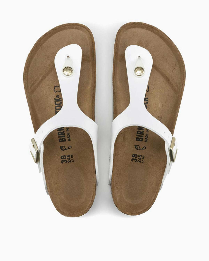 Birkenstock Patent Gizeh Parmak Arası Terlik White