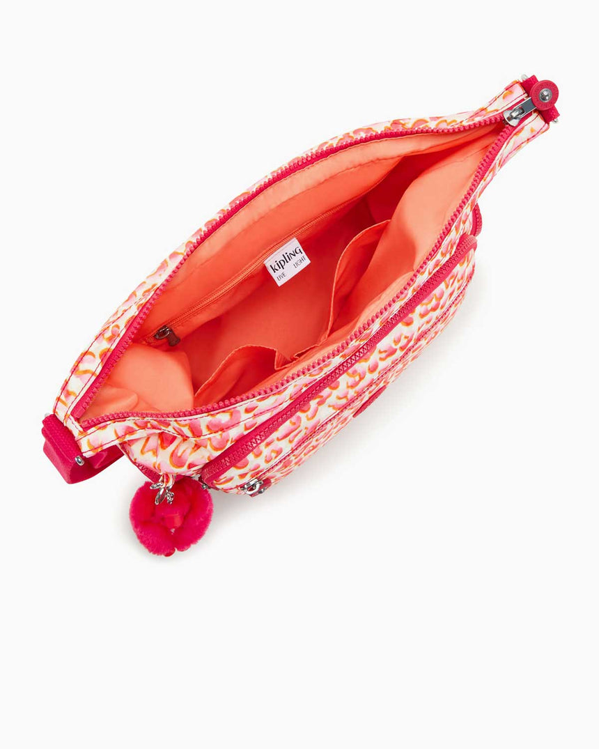 Kipling Gabbie Çapraz Askılı Kadın Çantası Latin Cheetah