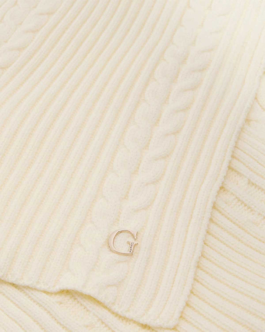 Guess Knitted Kadın Şal White