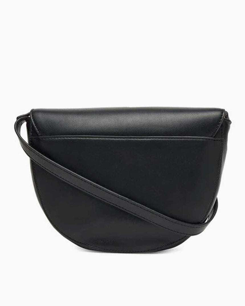 Calvin Klein Saddle Kalın Logolu Kadın Çapraz Askılı Çanta Black