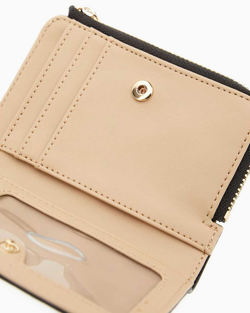 Guess Laurel Slg Monogram Desenli Cüzdan Brown Logo