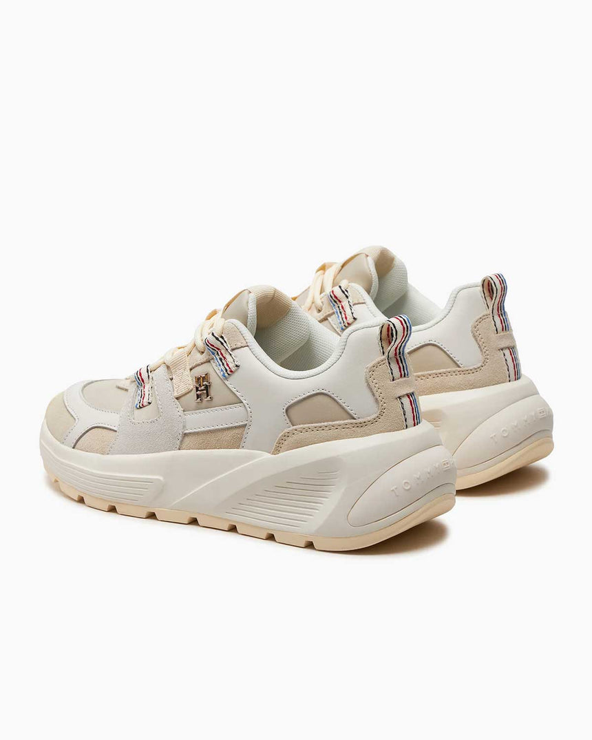 Tommy Hilfiger Fashion Chunky Runner Low Top Sneakers Calico