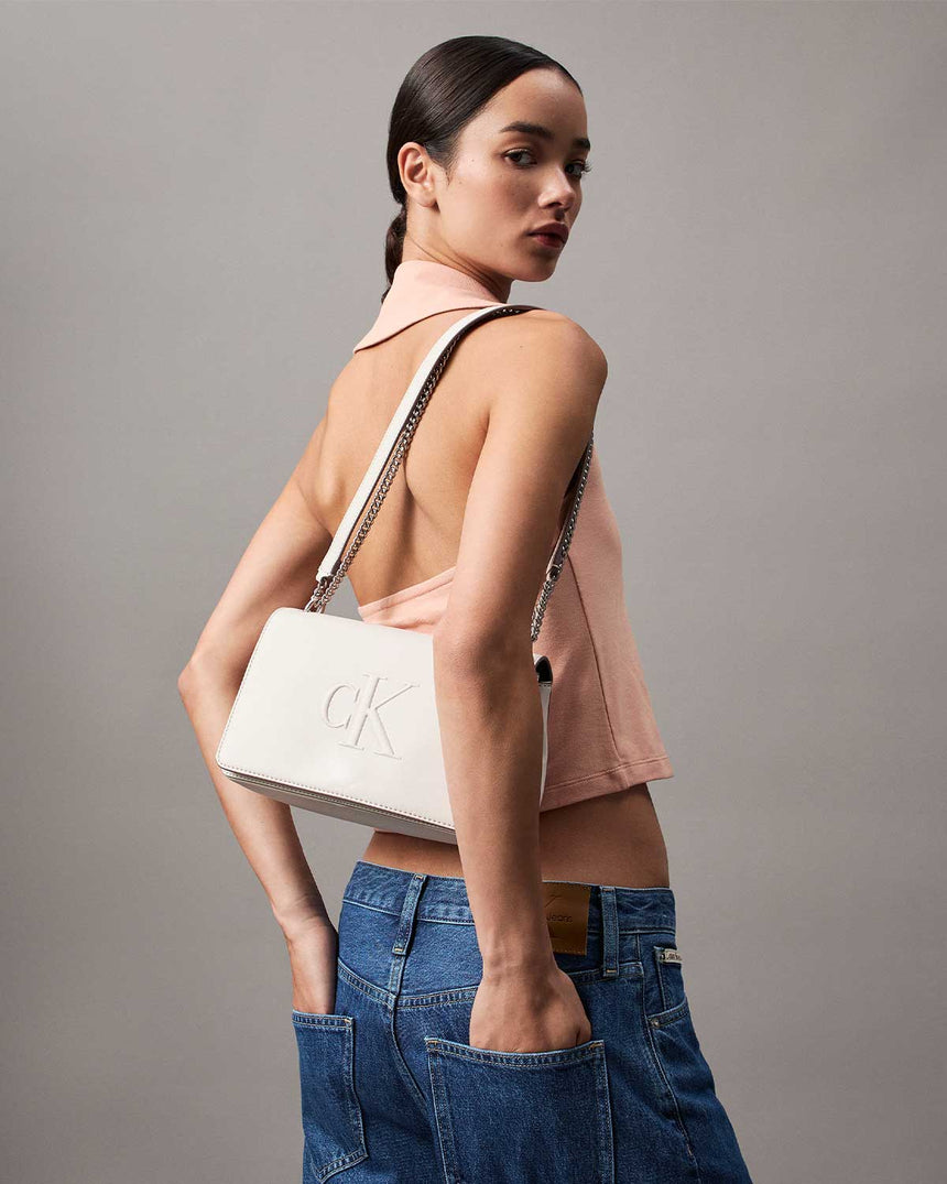 Calvin Klein Sculpted Flap Çapraz Askılı Çanta Wind Chime