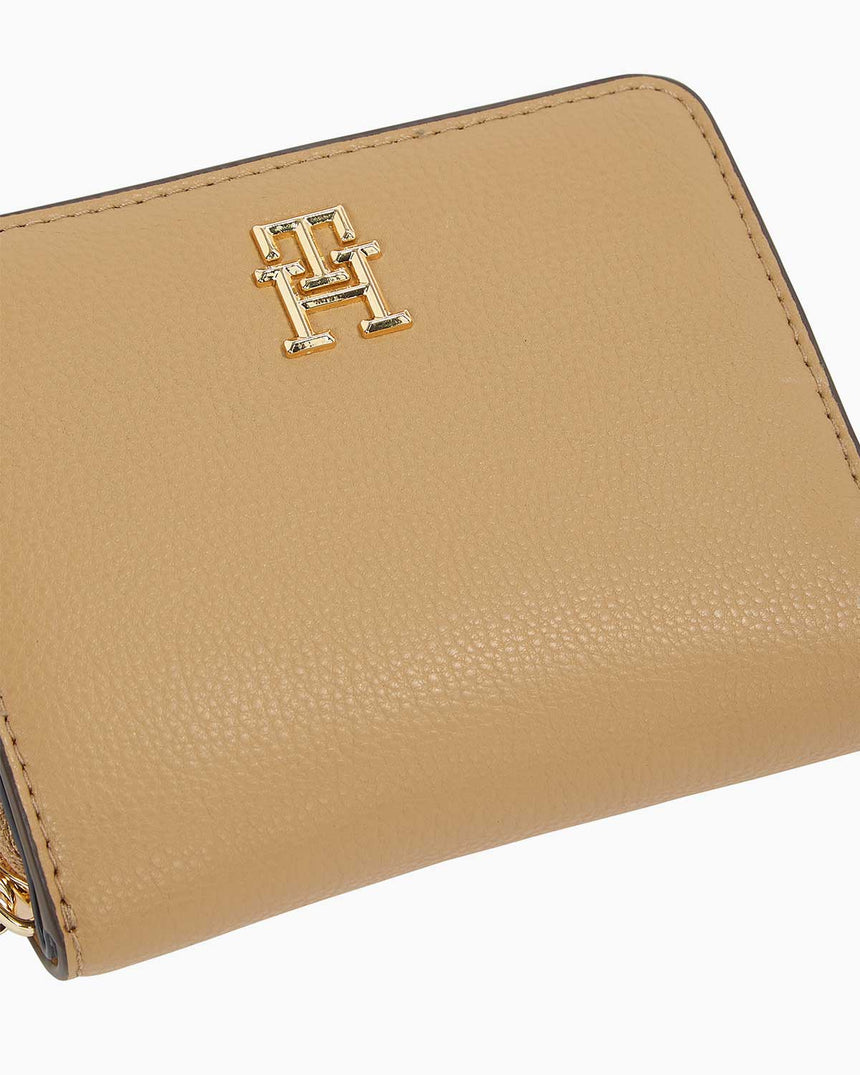 Tommy Hilfiger Soft Logotape Medium Cüzdan Safari Canvas