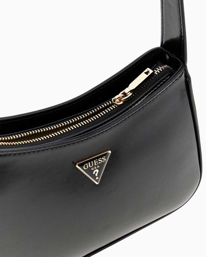 Guess Arnela Top Zip Rugan Omuz Çantası Black