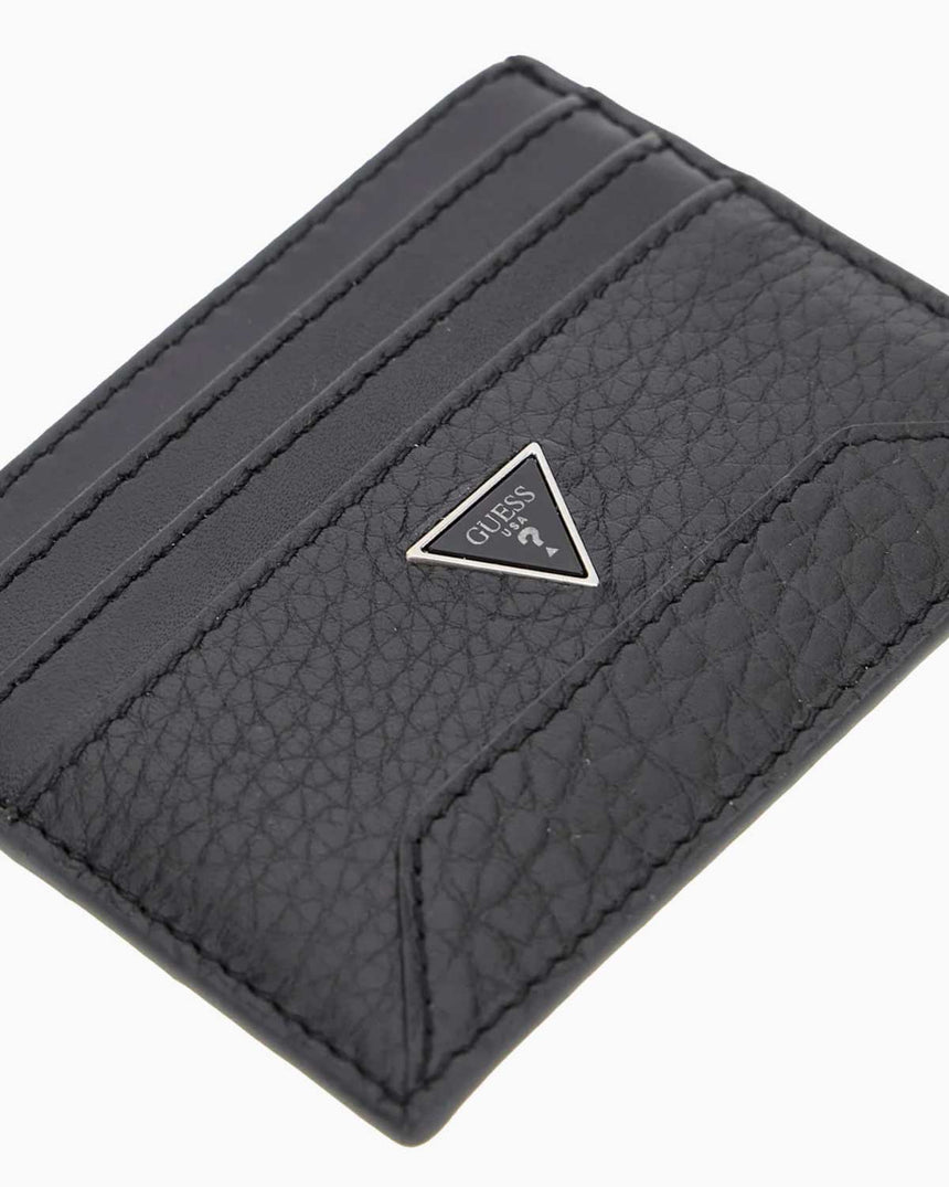 Guess Barcellona Torino Erkek Deri Kartlık Black