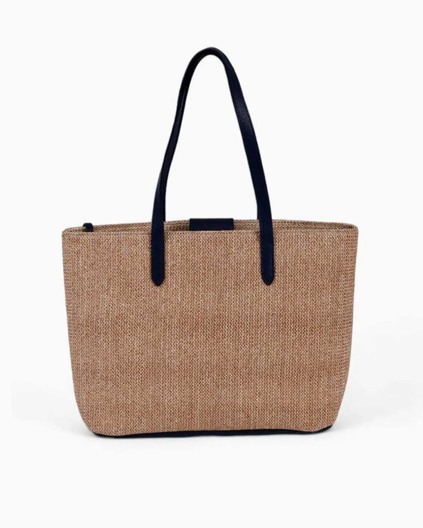 Gap Hasır Omuz Çantası Hasır - Lacivert