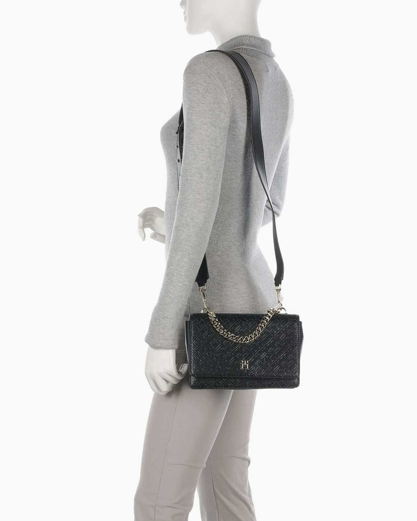 Tommy Hilfiger Refined Med Crossover Çapraz Askılı Çanta Black