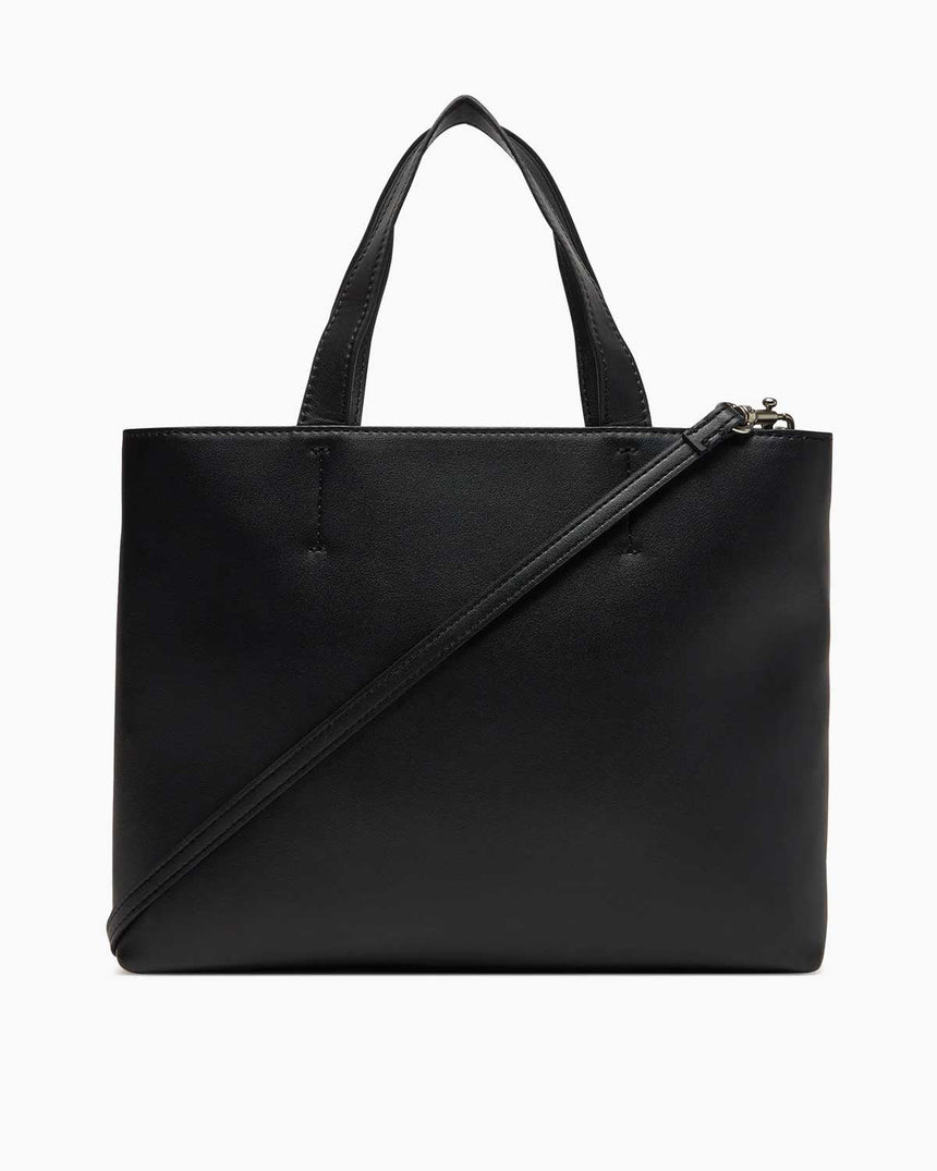 Calvin Klein Kabartmalı Mini Tote Kadın El Çantası Na Black