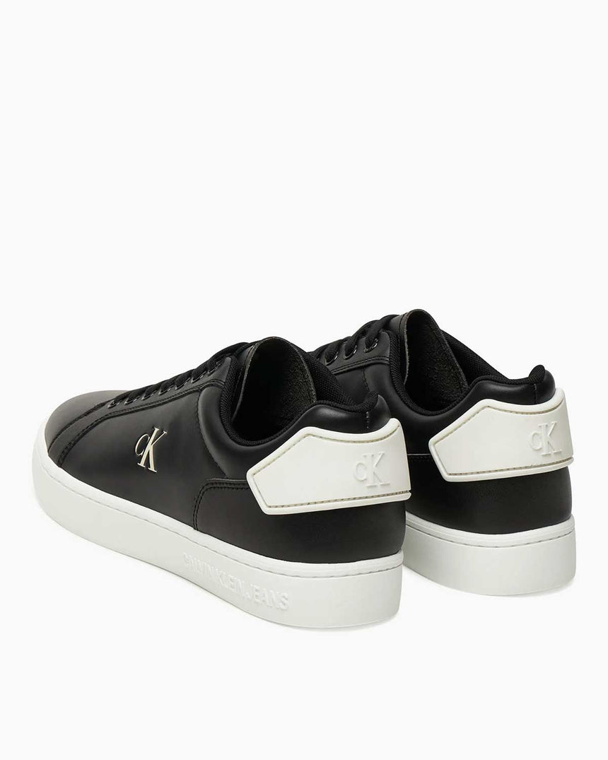 Calvin Klein Rome Yama Detaylı Topuk Erkek Sneaker Black/Bright White