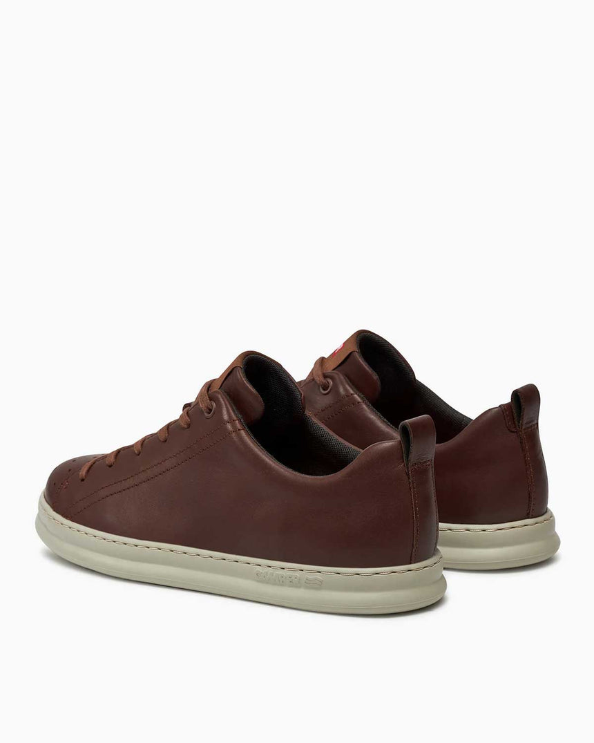 Camper Hakiki Deri Runner Four Erkek Sneakers Kahverengi