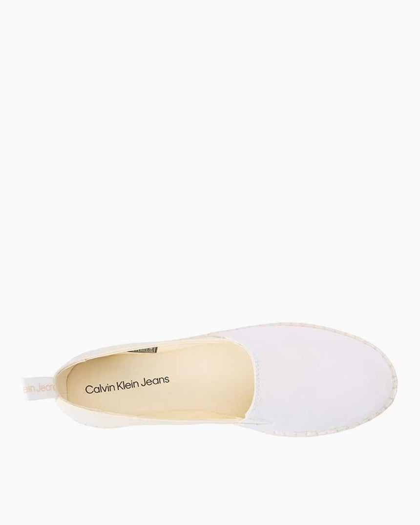 Calvin Klein Platform Espadrilles Ayakkabı Creamy White