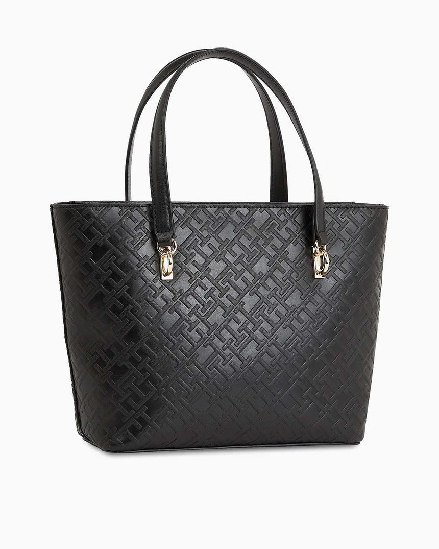 Tommy Hilfiger Refined Mini Tote El Çantası Black