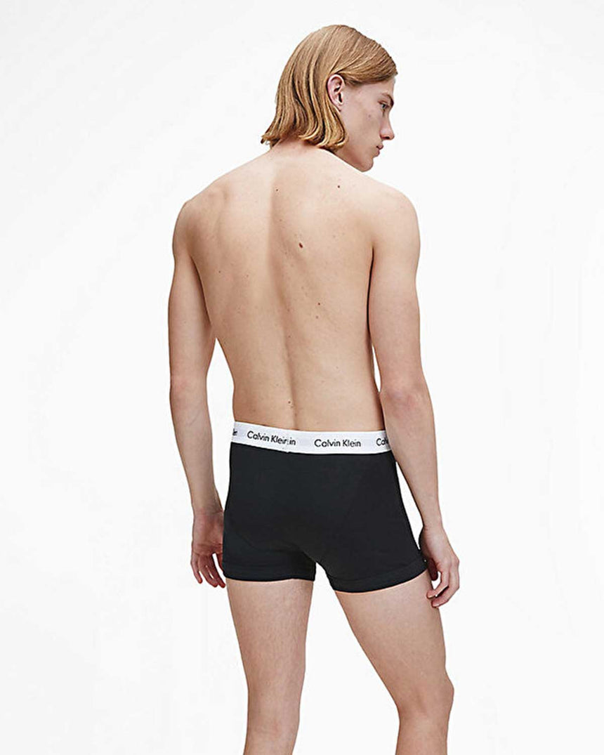 Calvin Klein Trunk 3Pk Underwear Bottoms Boxer Black/Black