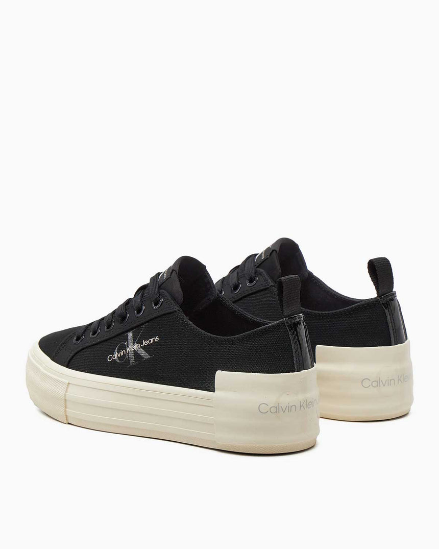 Calvin Klein Platform Low Top Sneakers Black/Creamy White