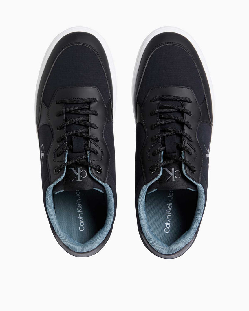 Calvin Klein Classic Cupsole Tech Ripstop Sneaker Black/Bright White/Trooper