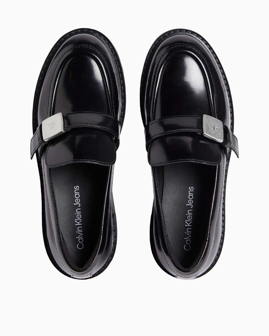 Calvin Klein Flatform Loafers Ayakkabı Triple Black