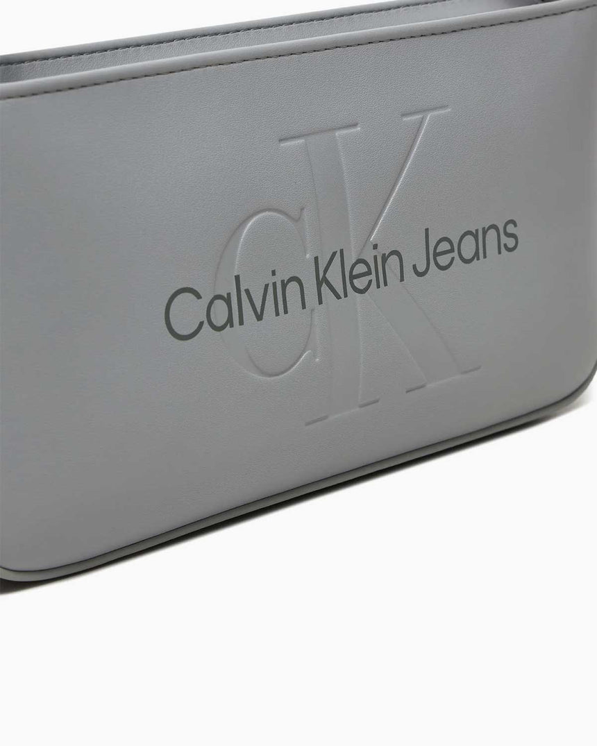 Calvin Klein Logolu Shoulder Pouch Omuz Çantası Blue
