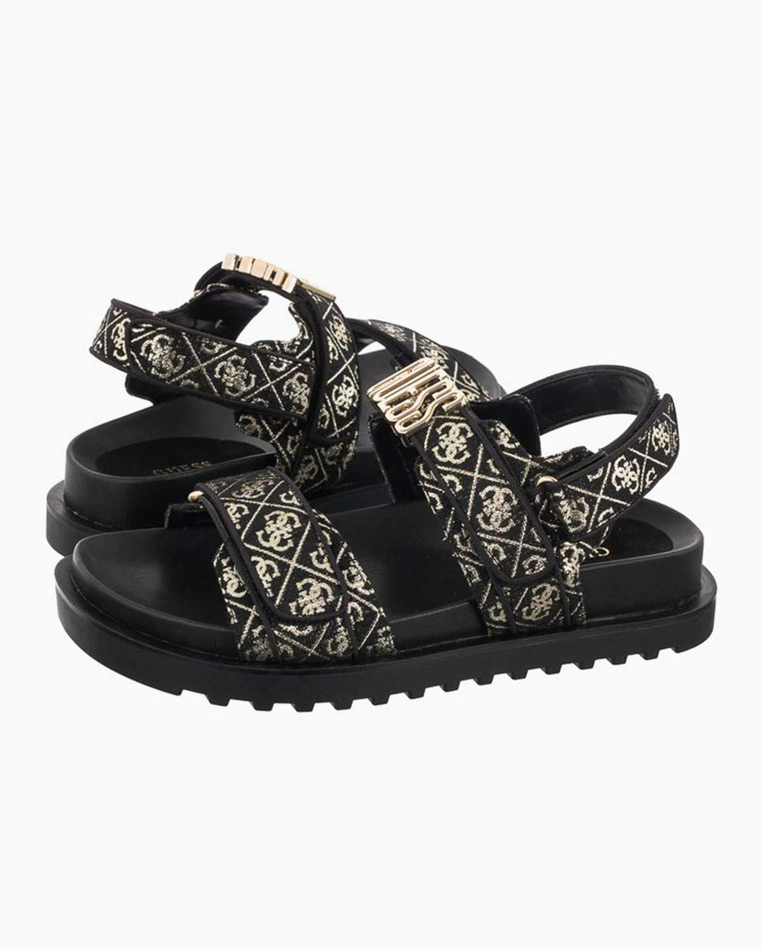 Guess Fabeils Casual Shoes Tokalı Sandalet Black